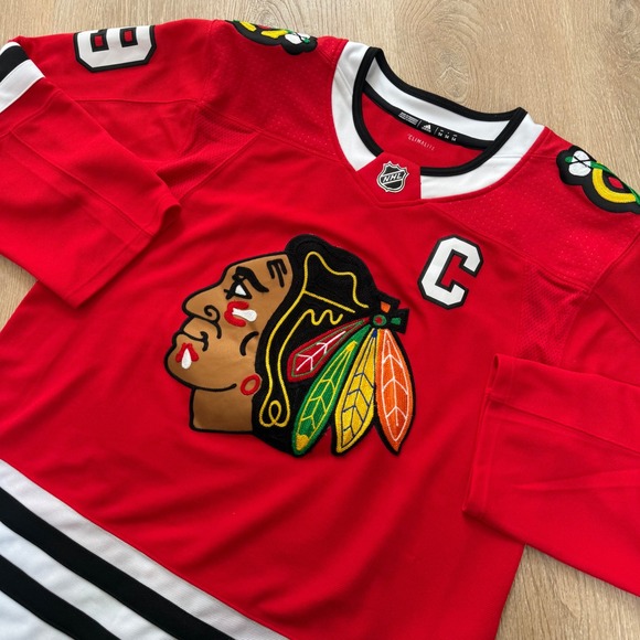 adidas Other - Adidas Chicago Blackhawks Toews Hockey Jersey Mens 54 Red Authentic NHL 19
